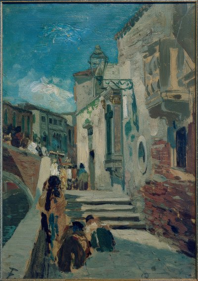 Procession in Venice by Hans Peter Feddersen der Jüngere