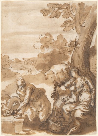 Rest on the Flight into Egypt by Hans Rottenhammer