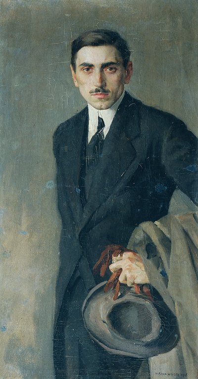 The Painter Fritz Zerritsch by Hans Schachinger