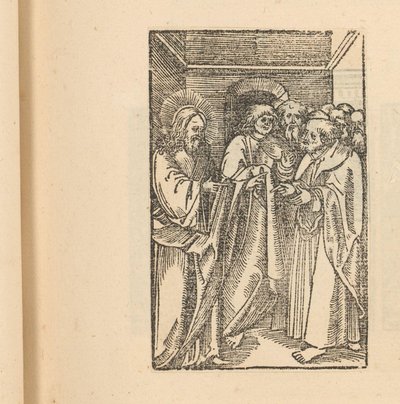 Christ with a Group of Men by Hans Schäufelein (possibly)