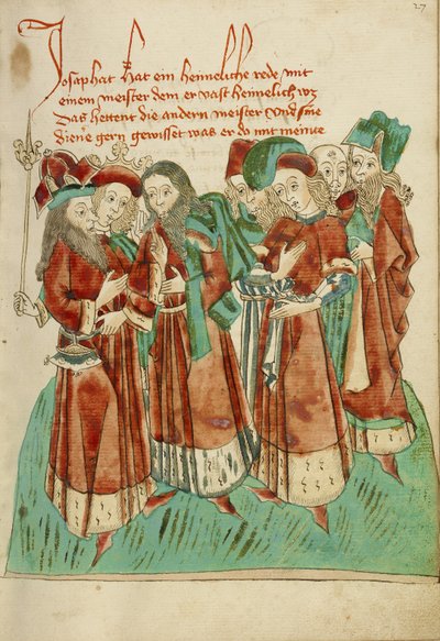Josaphat Converses with the Astrologers by Hans Schilling