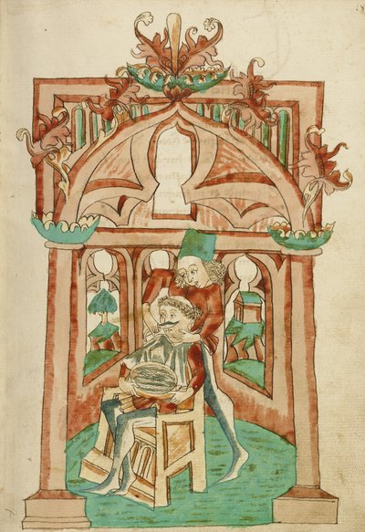 The Hermit Being Shaved by Hans Schilling