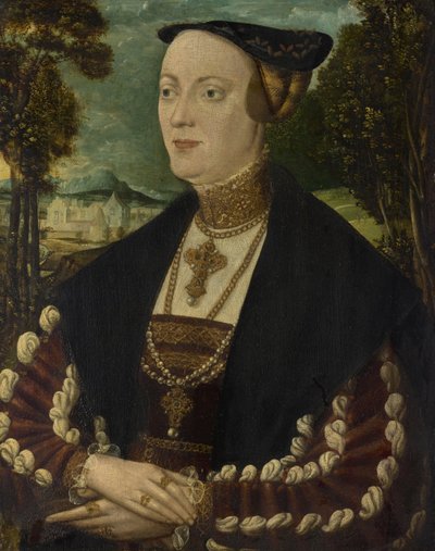 Portrait of a Noble Lady by Hans Schöpfer der Ältere