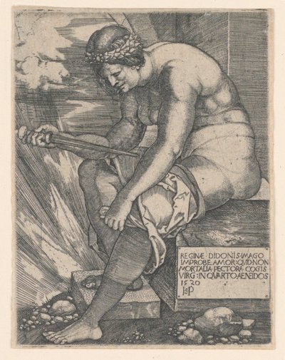 Dido by Hans Sebald Beham