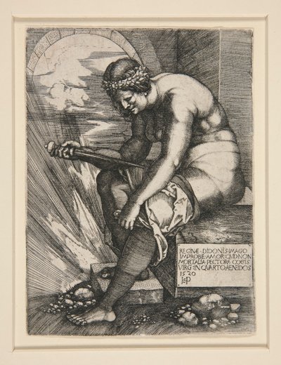 Dido by Hans Sebald Beham
