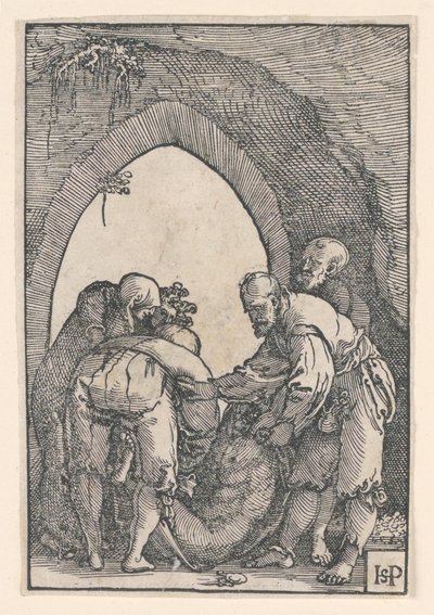 Entombment by Hans Sebald Beham