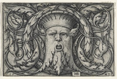 Mascaron, 1543 by Hans Sebald Beham