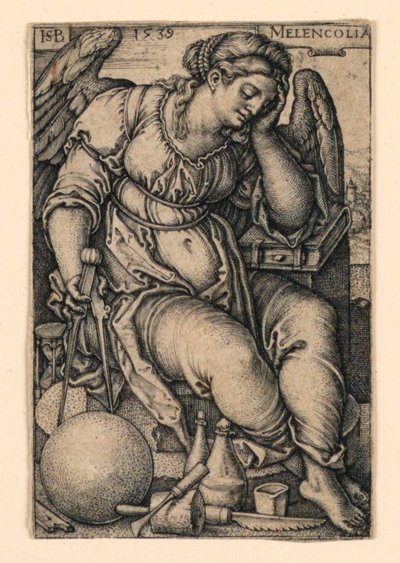 Melencolia (Melancholy) by Hans Sebald Beham