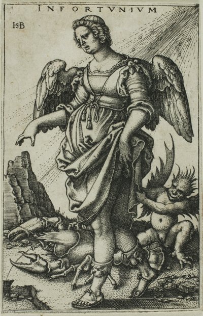 Misfortune by Hans Sebald Beham