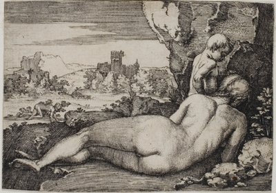 Penance of St. John Chrysostom by Hans Sebald Beham