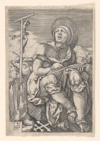 Saint Anthony the Hermit by Hans Sebald Beham