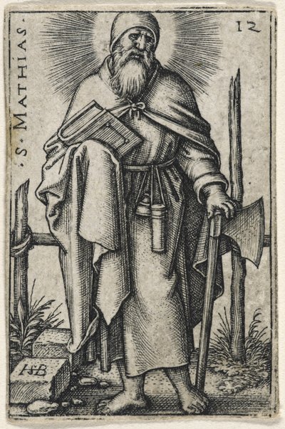 Saint Mathias by Hans Sebald Beham
