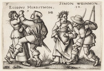 September and October by Hans Sebald Beham