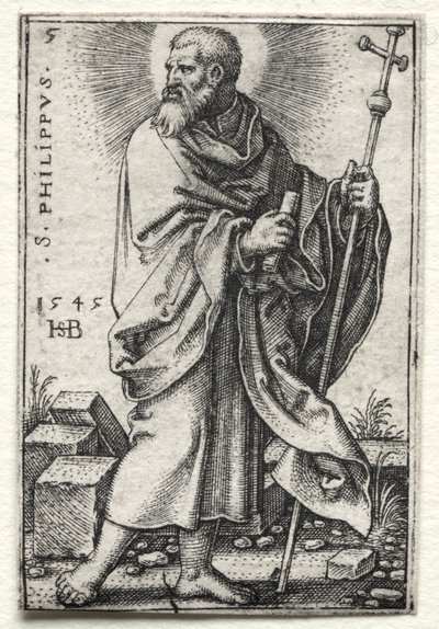 St. Philip by Hans Sebald Beham