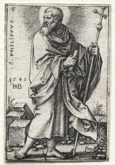St. Philip by Hans Sebald Beham