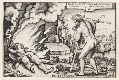 The Death of Hercules by Hans Sebald Beham