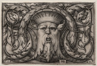 The Mask by Hans Sebald Beham