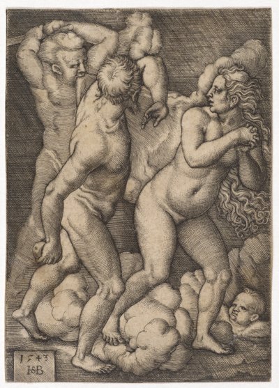 The Expulsion from Paradise by Hans Sebald Beham