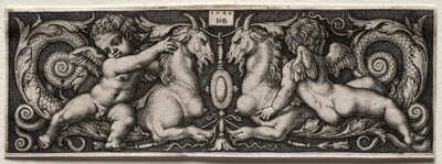 Two Genii by Hans Sebald Beham