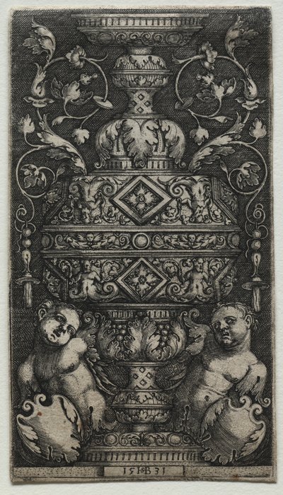Vase Ornate with Children, 1531 by Hans Sebald Beham