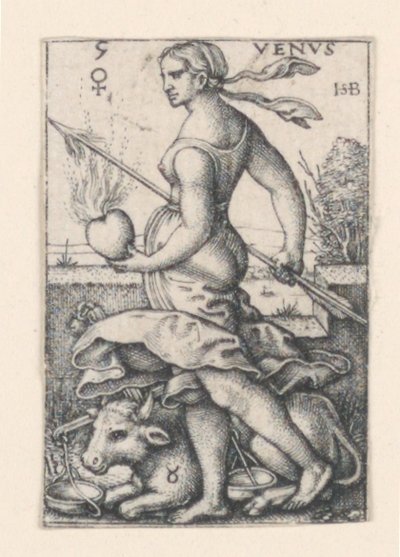 Venus, from The Seven Planets by Hans Sebald Beham