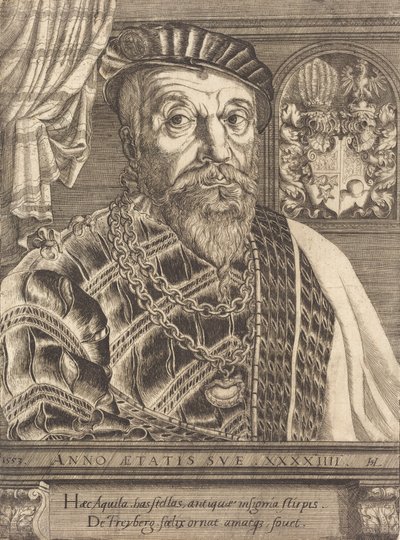 Pancraz von Freyberg Hohenschau, 1553 by Hans Sebald Lautensack