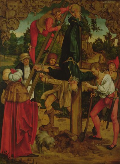 Crucifixion of St Peter by Hans Suess Kulmbach