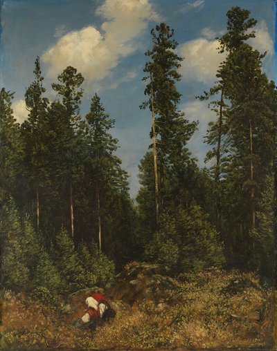 Black Forest Firs by Hans Thoma