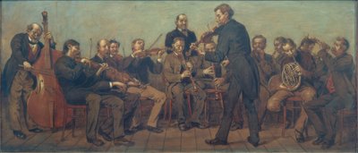 Rural Music Band by Hans Thoma