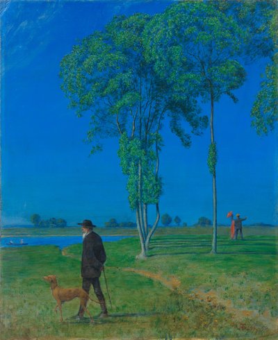 Loneliness, 1906 by Hans Thoma
