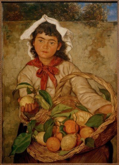 Lemon Seller by Hans Thoma