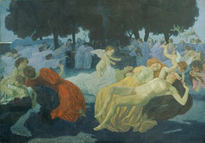At the Fountain of Love by Hans Tichy