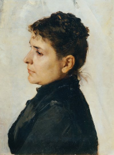 Woman in Profile by Hans Tichy