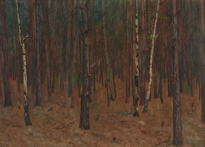 Forest Interior by Hans Tichy