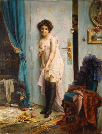After the Bath by Hans Zatzka