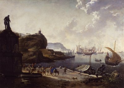 Seaport by Hans de Jode
