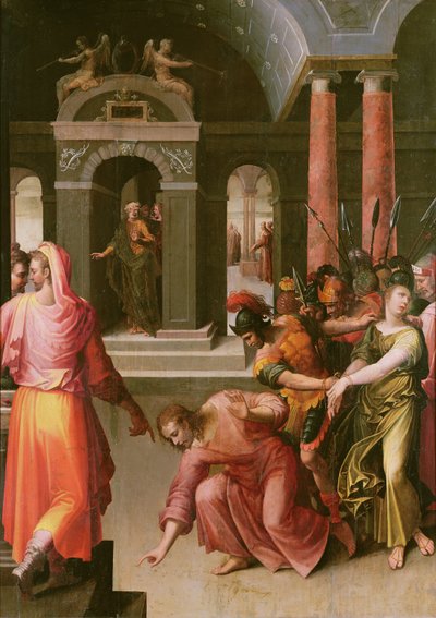The Adulteress by Hans or Jan Vredeman de Vries