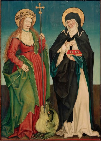 Saints Margaret and Ottilia by Hans und Jakob Strüb
