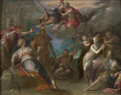 The Amazement of the Gods, 1590s by Hans von Aachen