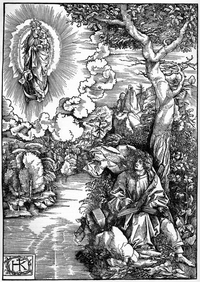 St John in Patmos by Hans von Kulmbach