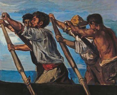 The Rowers. 1873 by Hans von Marées
