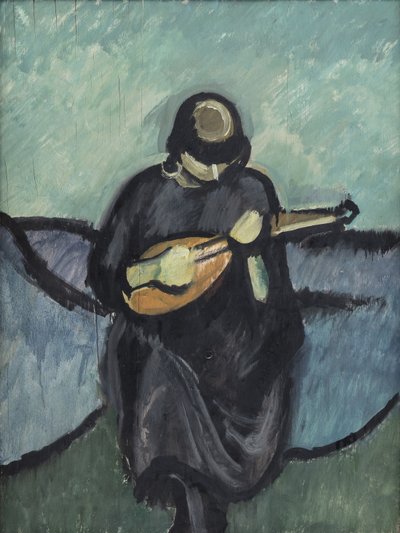 A Mandolinist by Harald Giersing