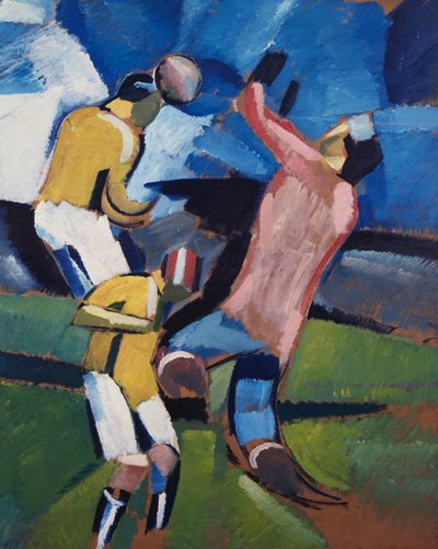 Football, soccer players by Harald Giersing