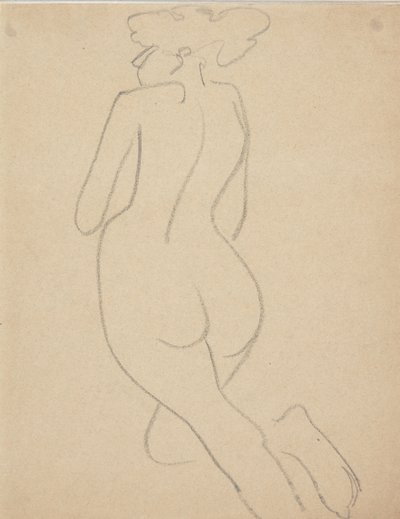 Model Seen from the Back by Harald Giersing