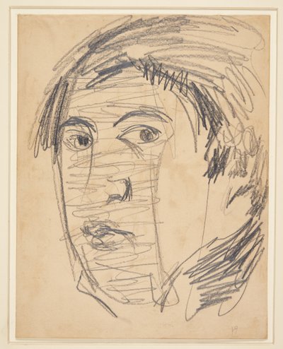 Self-Portrait. 3/4 Profile to the Left by Harald Giersing