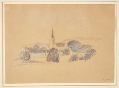 View Towards Svanninge Church by Harald Giersing