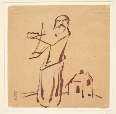 Violin Player by Harald Giersing