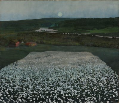 Flower Meadow in the North by Harald Oscar Sohlberg