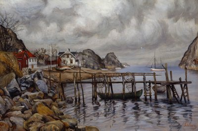 From a Harbour by Harald Oscar Sohlberg