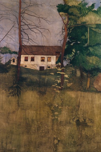 Landstedet (Nordre Langø) by Harald Oscar Sohlberg